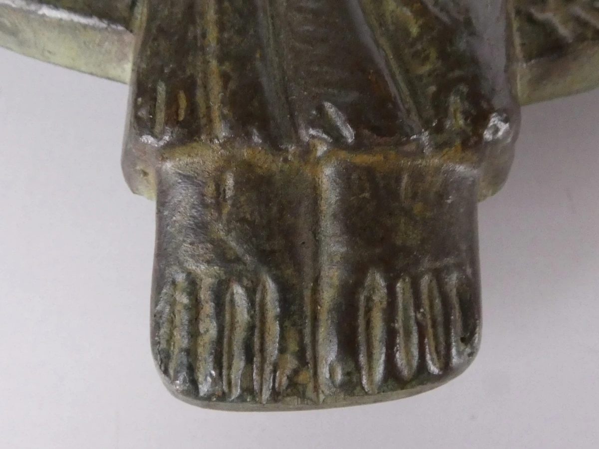 Bronzen Wanddecoratie Heilige Franciscus - foto 4
