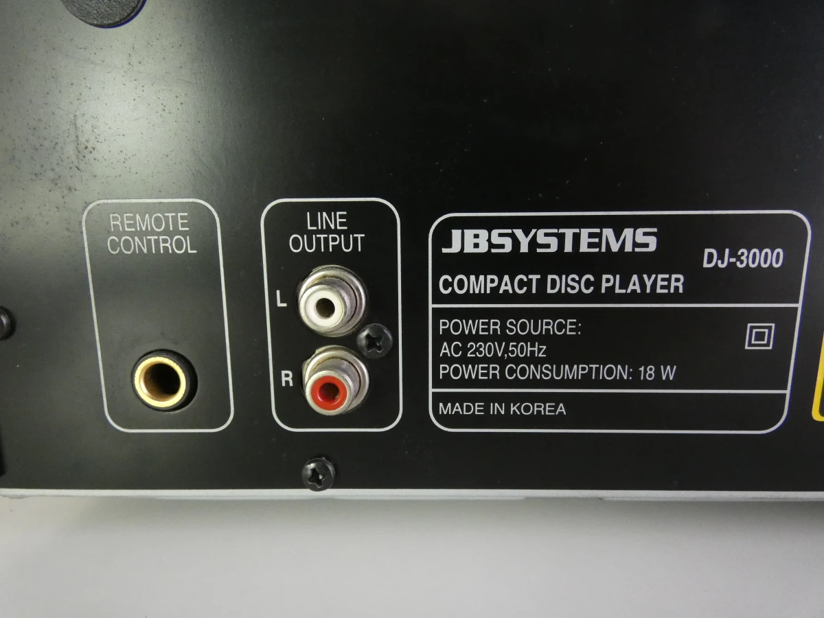 JBSYSTEMS DJ3000 Professionele CD-speler - foto 9