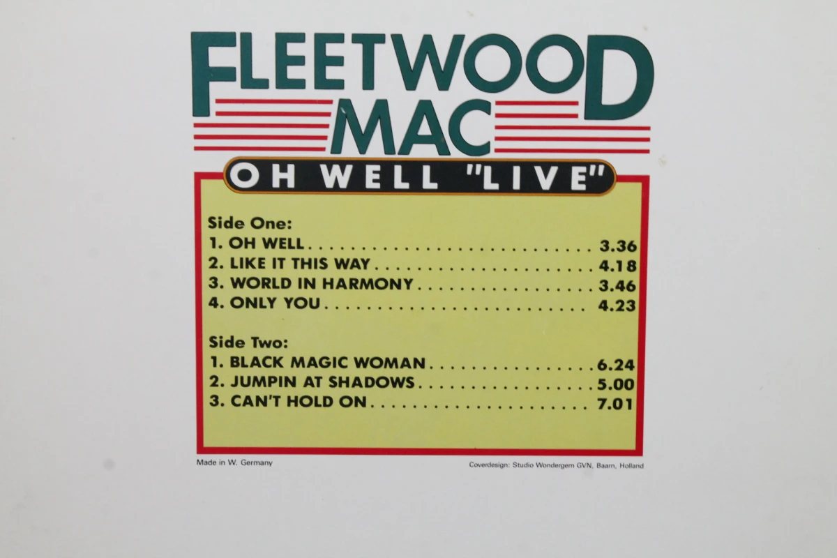 Fleetwood Mac - Oh Well 'Live' vinylplaat - foto 3