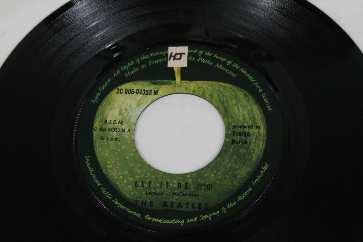 The Beatles - Let it be vinyl single - foto 5