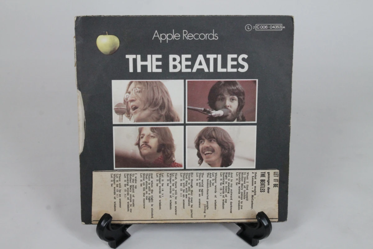 The Beatles - Let it be vinyl single - foto 2
