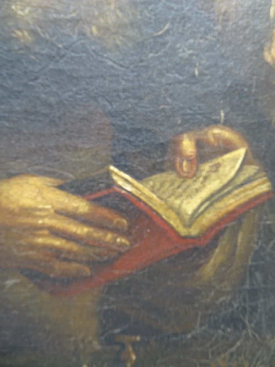 19 eeuwse olieverfschilderij - foto 4