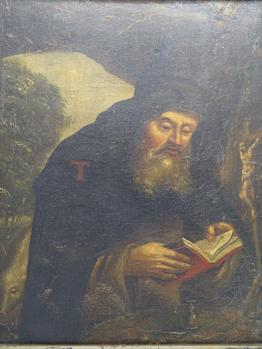 19 eeuwse olieverfschilderij - foto 2