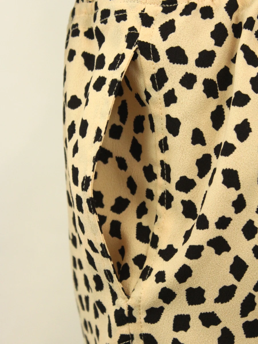 Essentiel Antwerp bustier jumpsuit met luipaardprint - foto 6