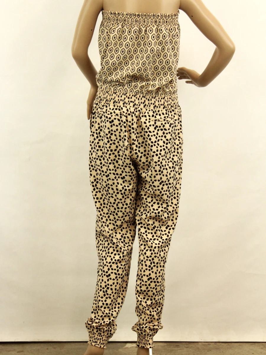 Essentiel Antwerp bustier jumpsuit met luipaardprint - foto 7