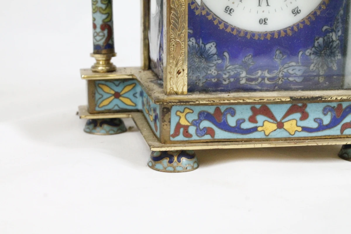 Chinese cloisonné-tafelklok - foto 9