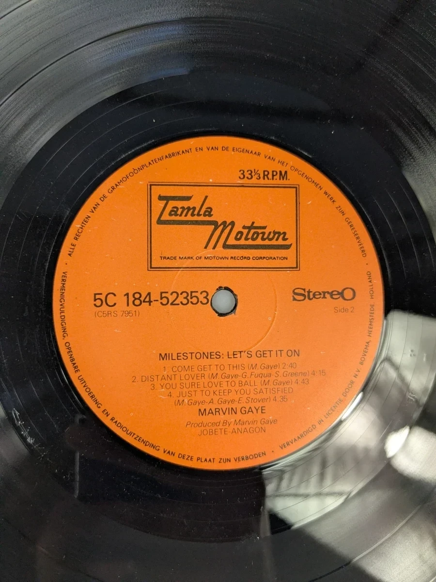 Vinyl LP Marvin Gaye - Let's Get It On / What's Going On - foto 8