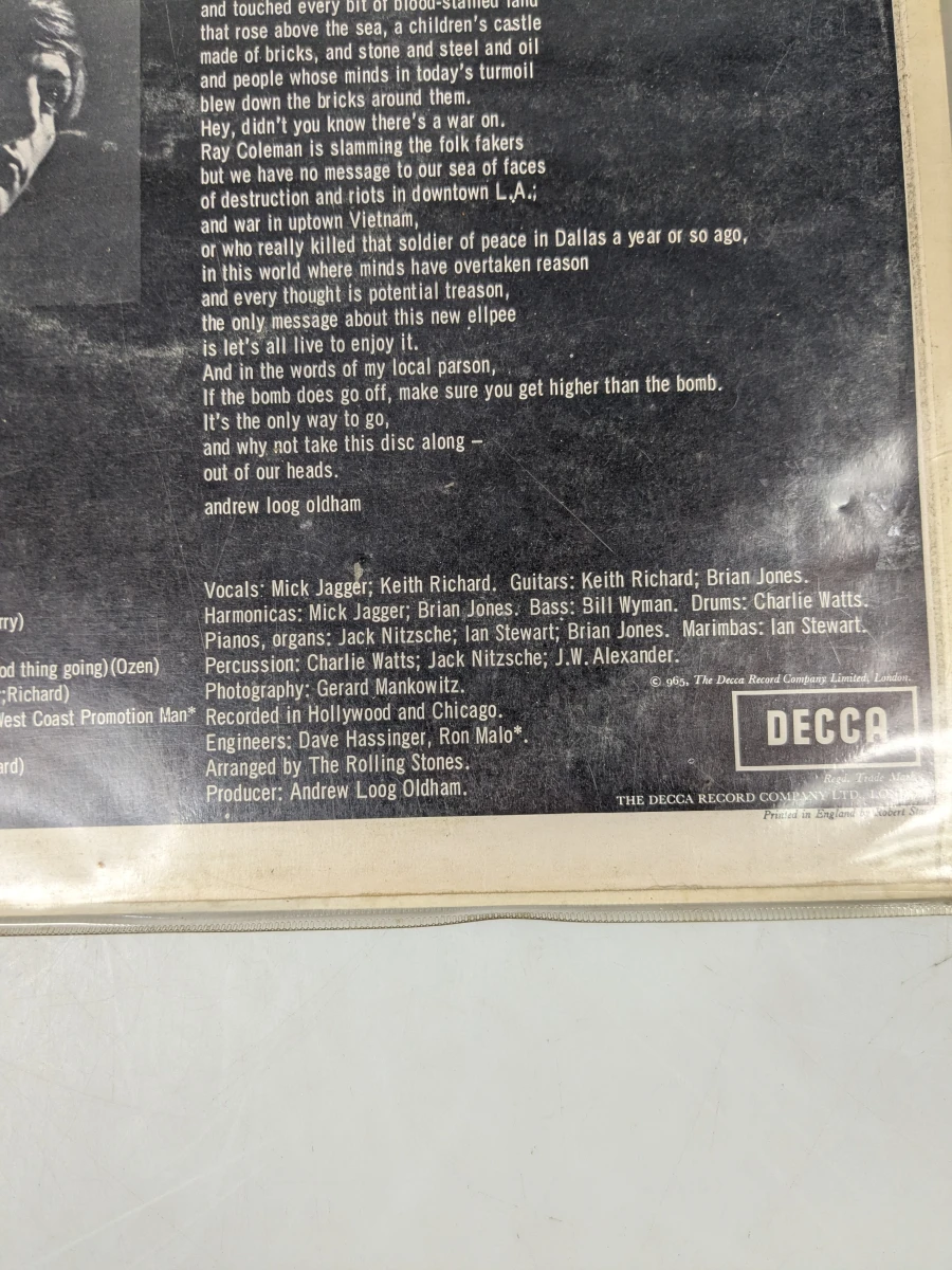 Vinylplaat The Rolling Stones - Out of Our Heads - foto 3