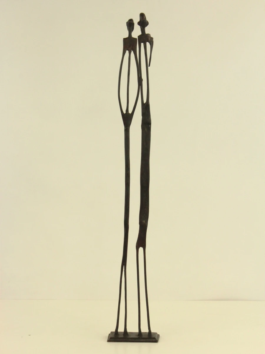 XL Gestileerd langgerekte figuren in de stijl van Giacometti - foto 3