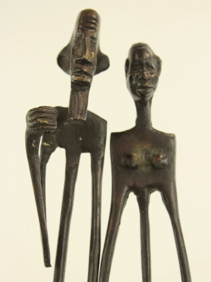 XL Gestileerd langgerekte figuren in de stijl van Giacometti - foto 6