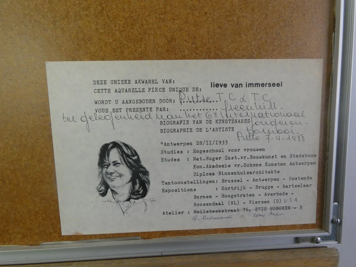 Houtskooltekening door Lieve Van Immerseel, 1984 - foto 10