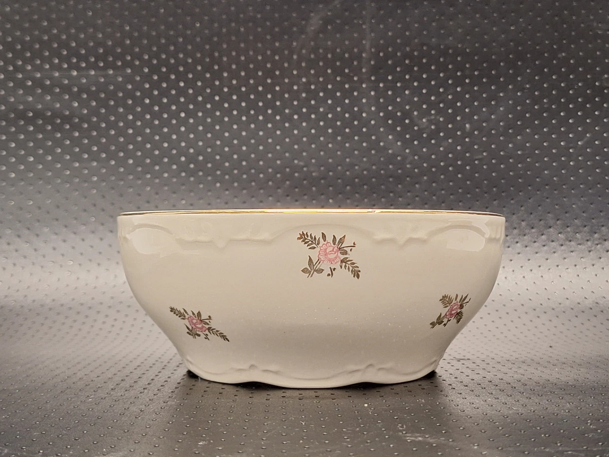 Vintage Boch La Louvière set van 6 nestkommen model Capri decor Suzon - foto 7