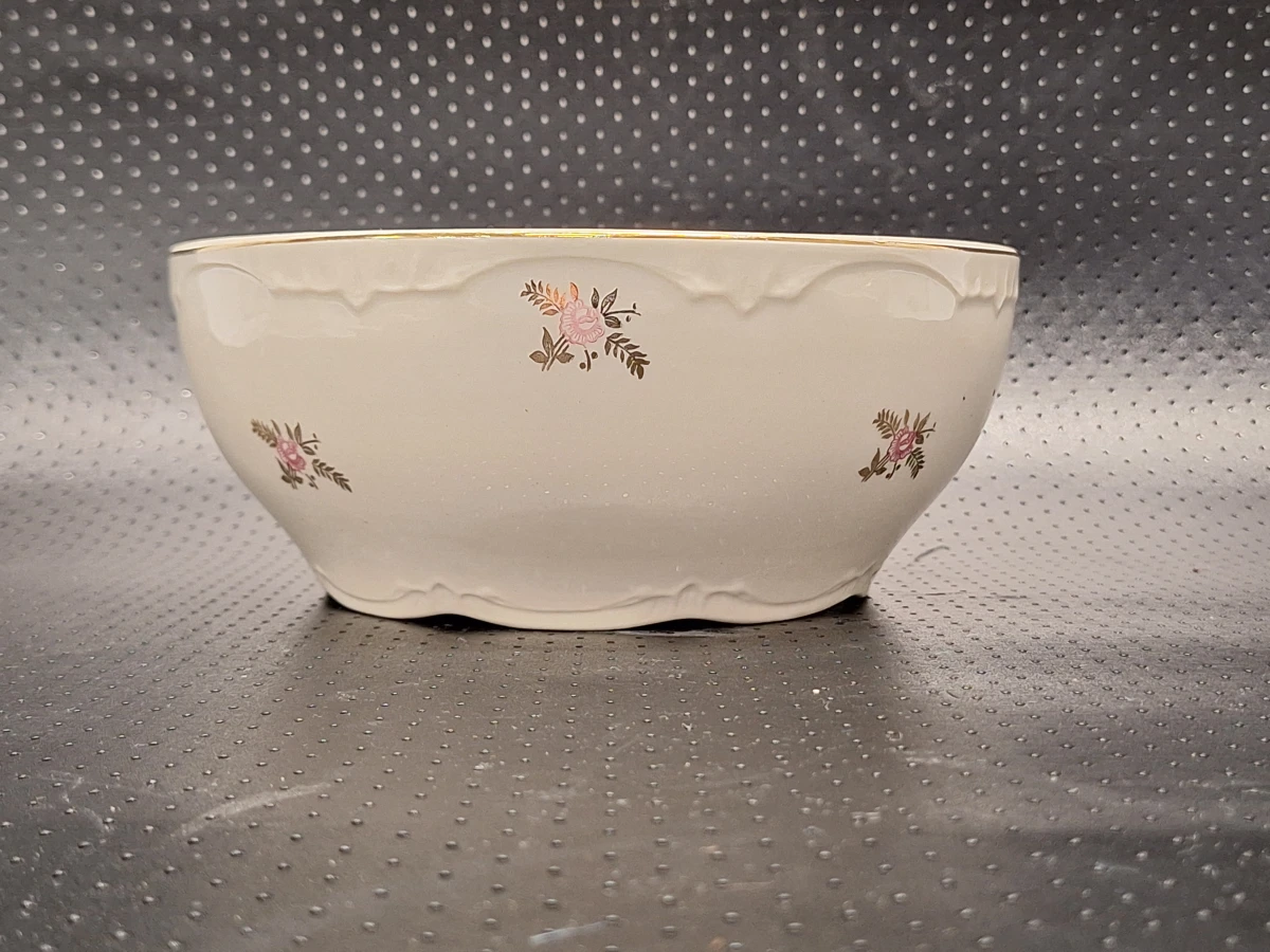 Vintage Boch La Louvière set van 6 nestkommen model Capri decor Suzon - foto 6