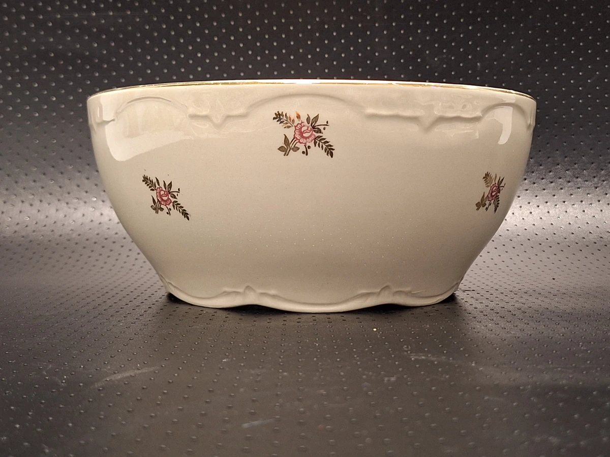 Vintage Boch La Louvière set van 6 nestkommen model Capri decor Suzon - foto 5