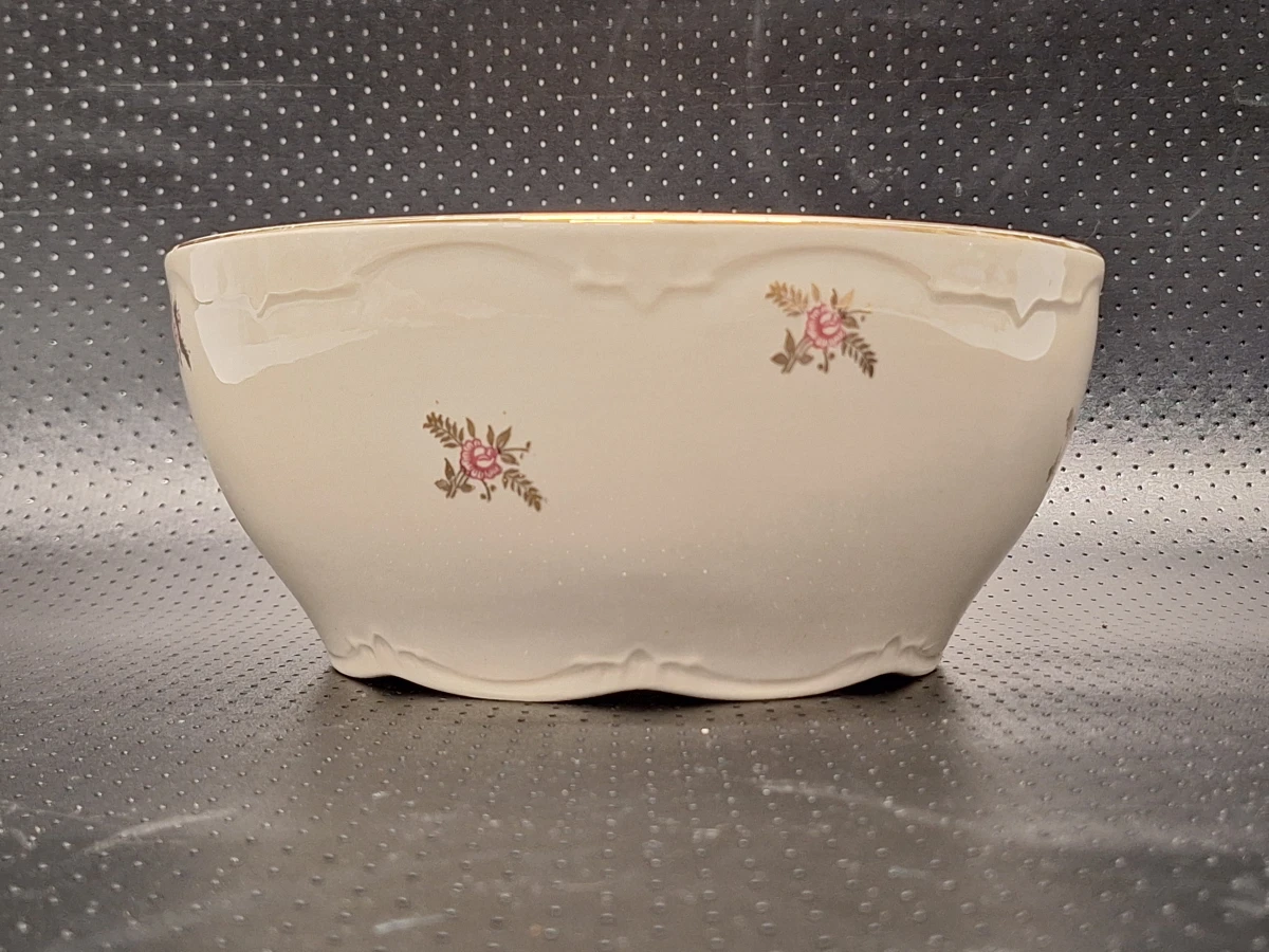 Vintage Boch La Louvière set van 6 nestkommen model Capri decor Suzon - foto 2