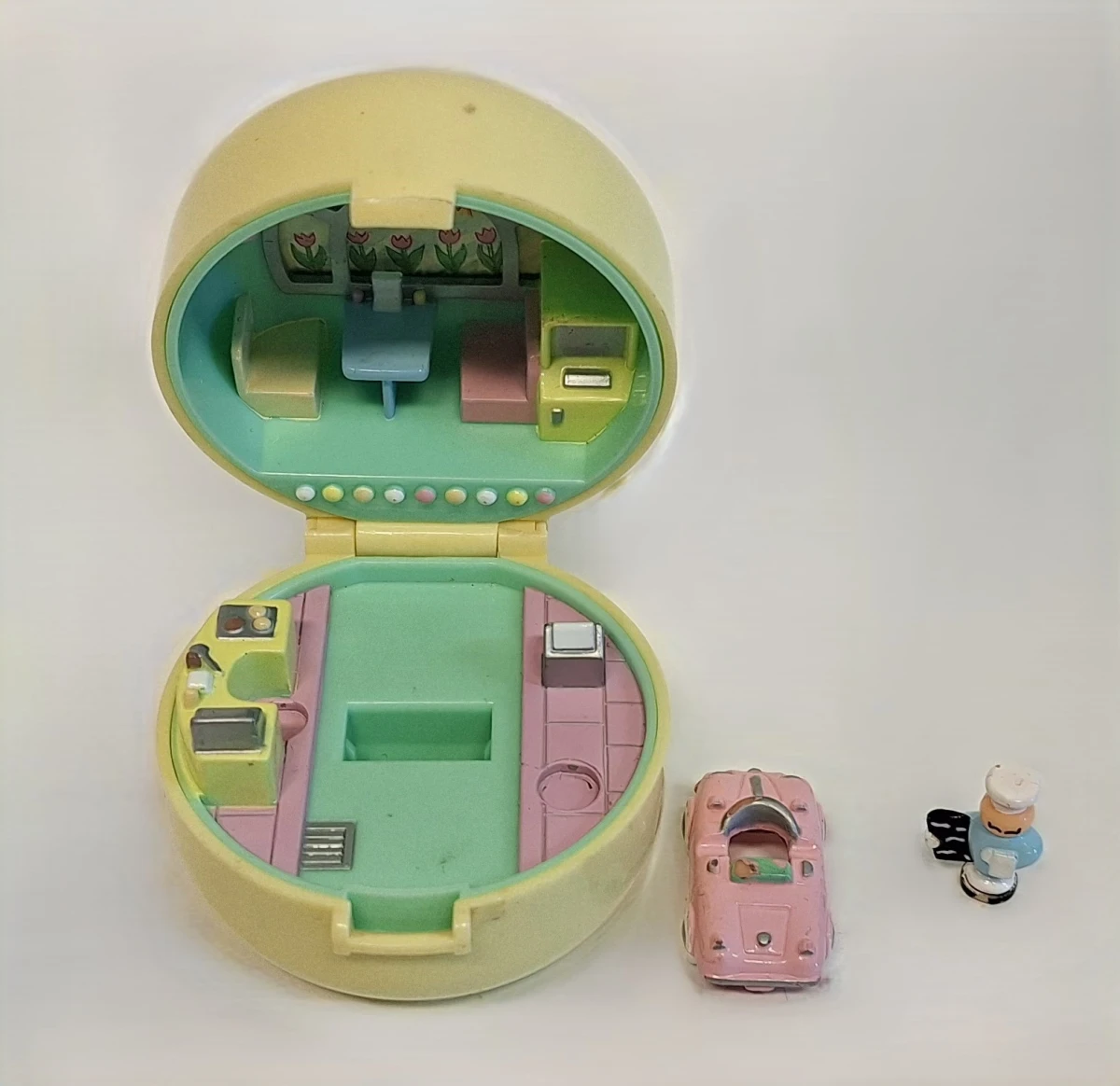 Set vintage Polly Pocket en Lovely Kitty speelgoeddoosjes - foto 11