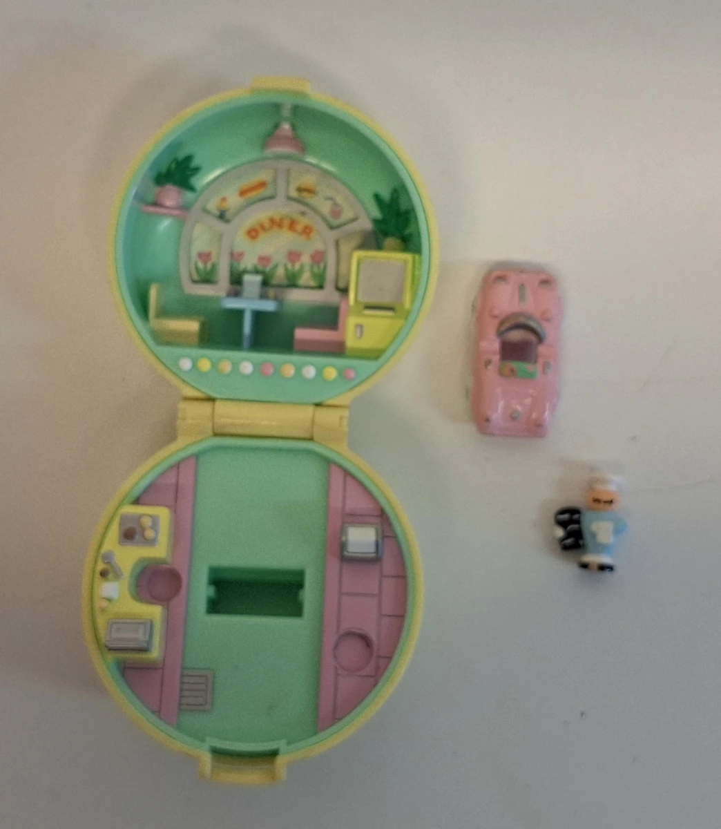 Set vintage Polly Pocket en Lovely Kitty speelgoeddoosjes - foto 12