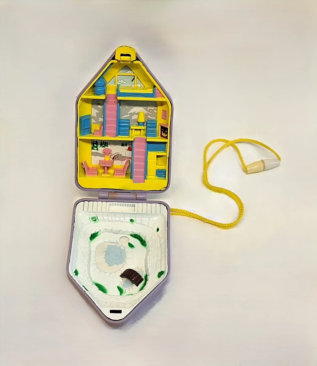Set vintage Polly Pocket en Lovely Kitty speelgoeddoosjes - foto 2