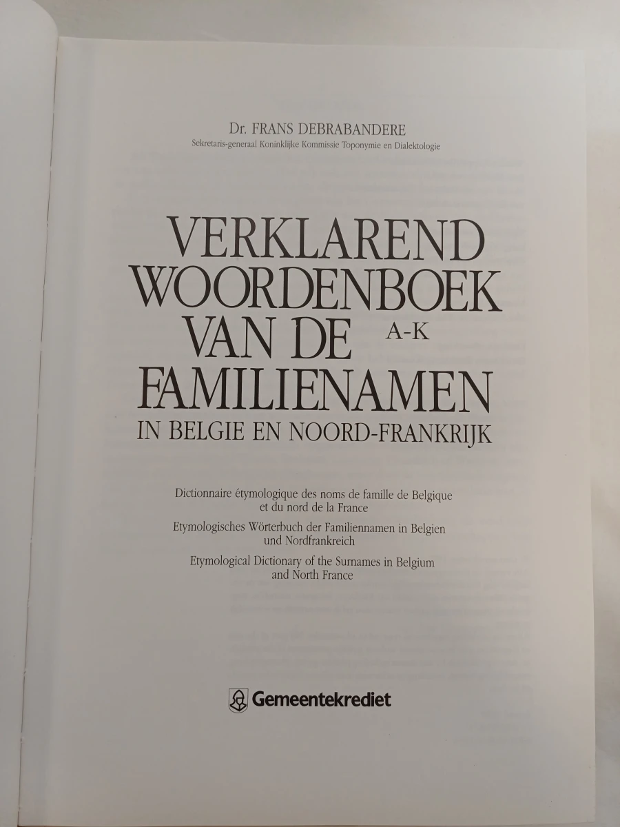 Woordenboek van de familienamen, 2-delige set - foto 4