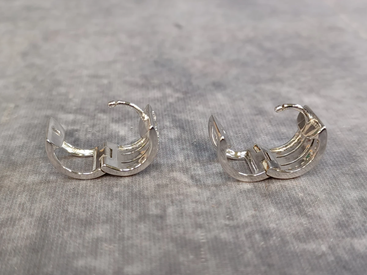 Zinzi zilveren sieradenset - 2 Ringen en oorbellen - foto 15