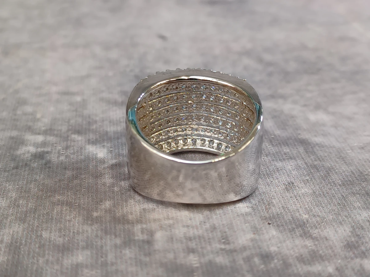 Zinzi zilveren sieradenset - 2 Ringen en oorbellen - foto 9