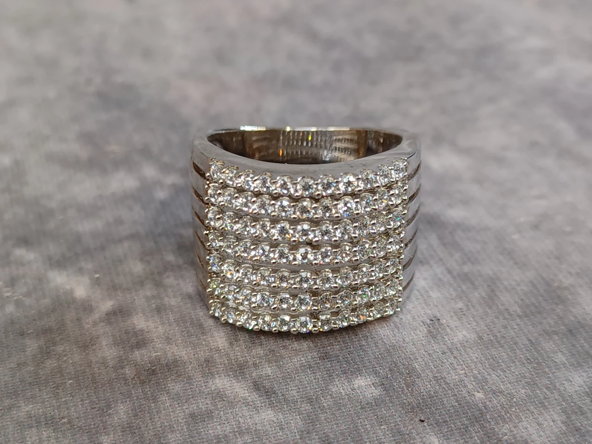 Zinzi zilveren sieradenset - 2 Ringen en oorbellen - foto 8