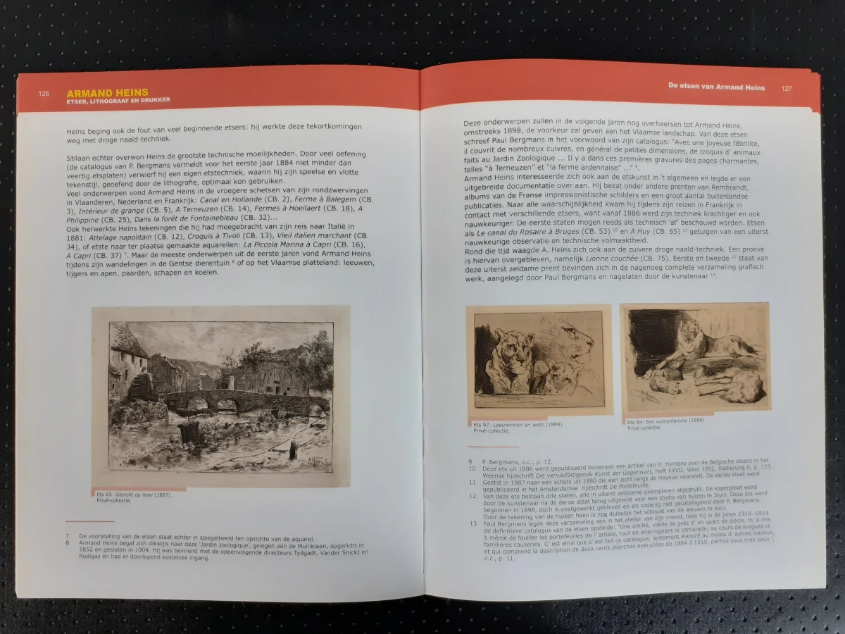 Boek: Armand Heins: Etser, lithograaf en drukker - foto 2