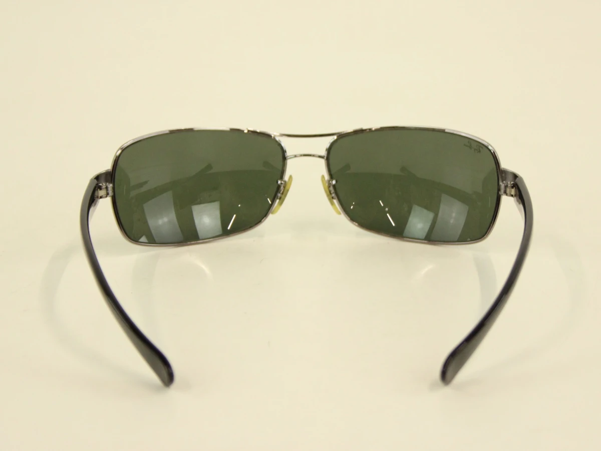 Ray-Ban RB3379 zonnebril met zilverkleurig metalen montuur - foto 7