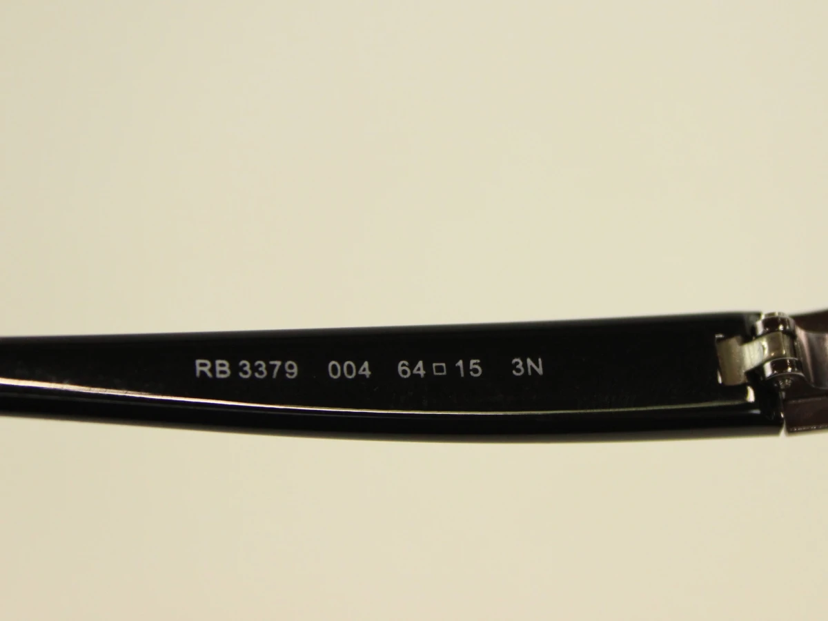 Ray-Ban RB3379 zonnebril met zilverkleurig metalen montuur - foto 9