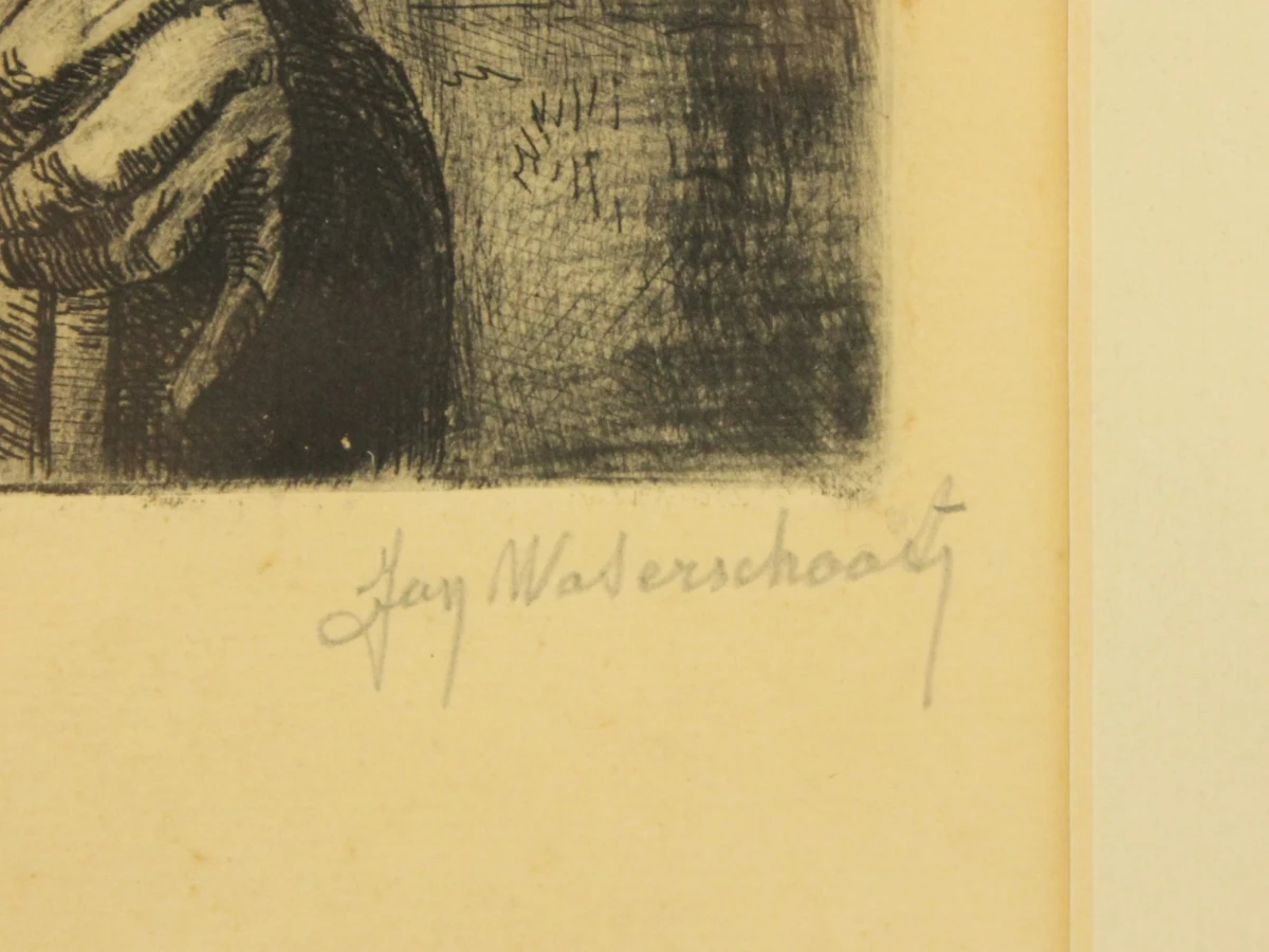 'Keerskens processie' ets Jan Waterschoot (1892 – 1968) - foto 6