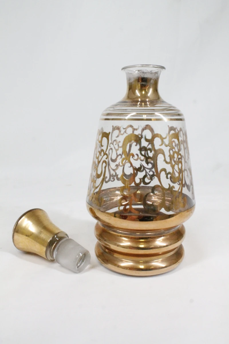 Vintage Boheems glazen likeurset - foto 3