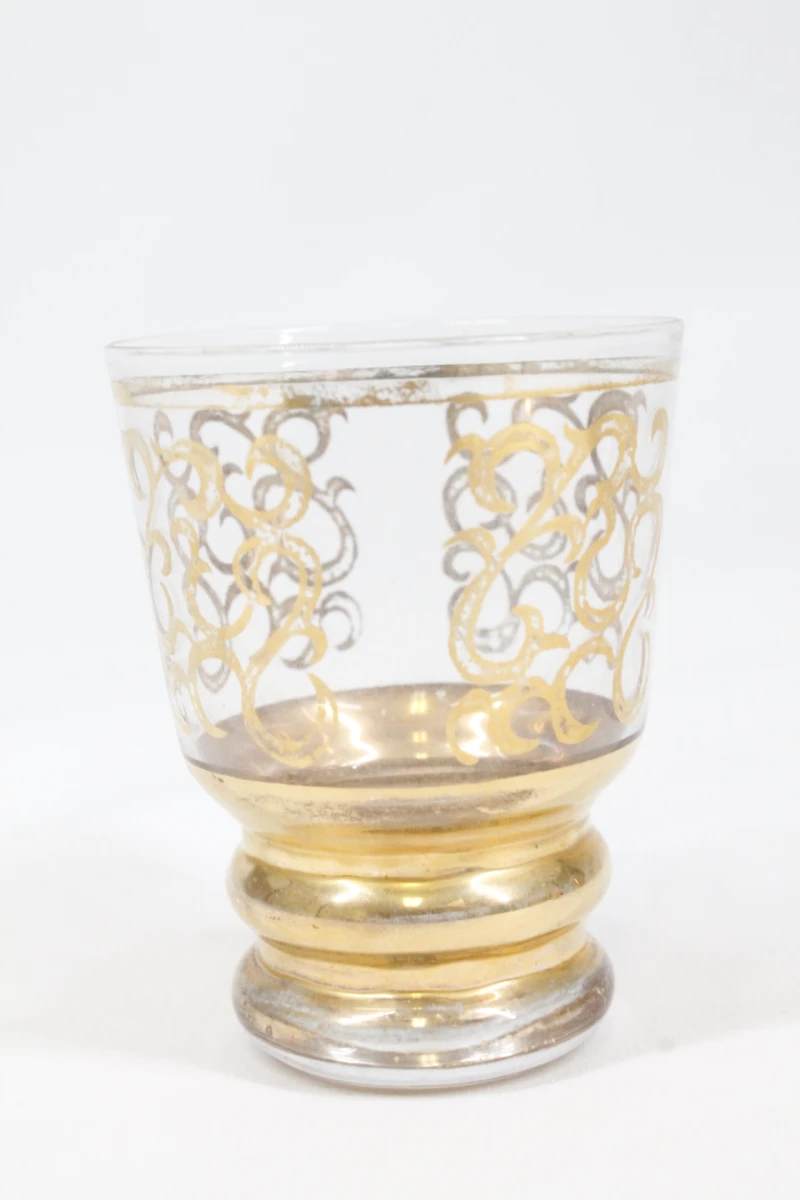 Vintage Boheems glazen likeurset - foto 7
