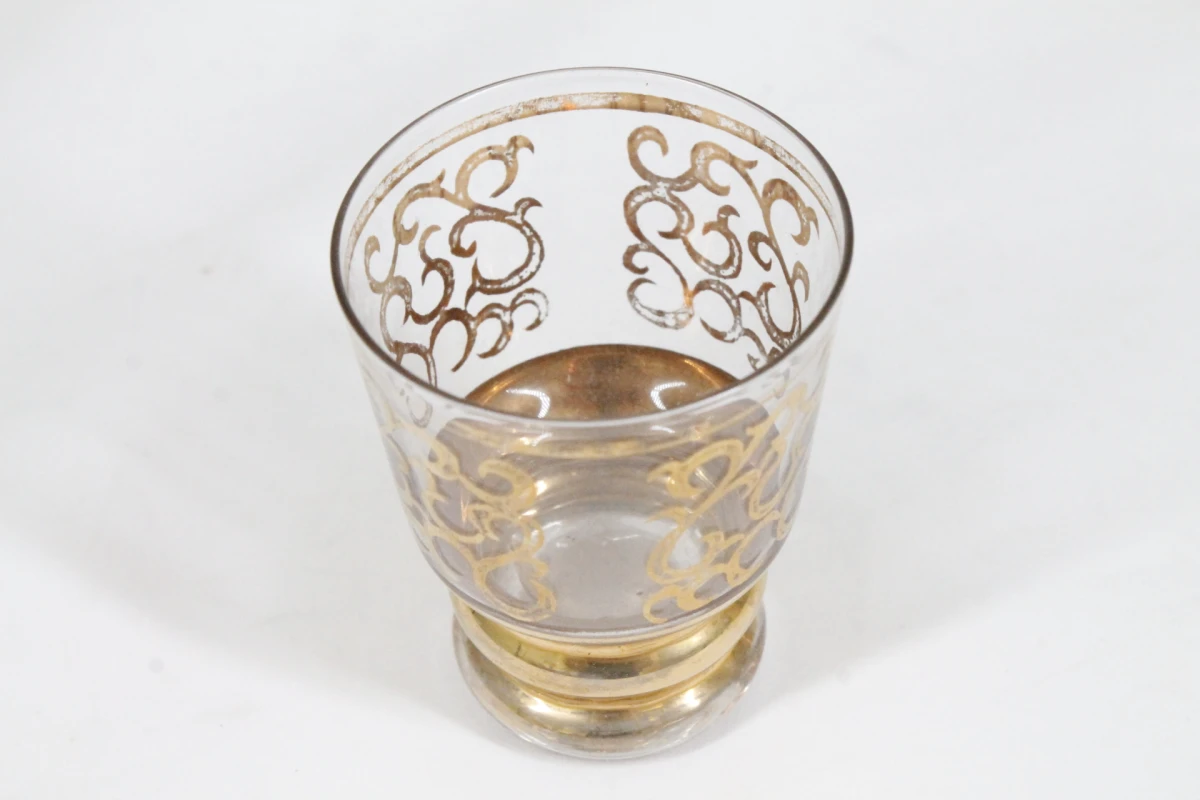 Vintage Boheems glazen likeurset - foto 8