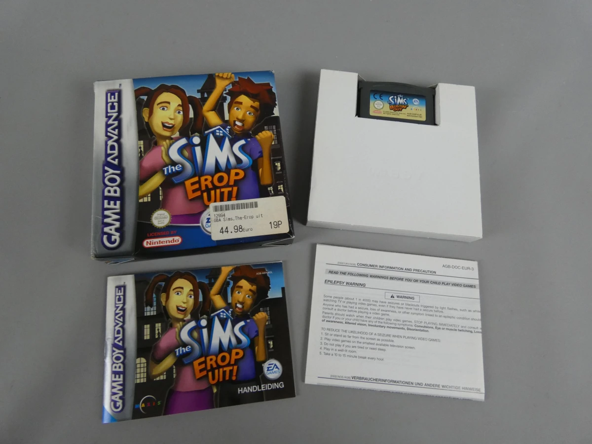 Set van 4 Nintendo Game Boy Advance games in doos (Getest en werkt) - foto 4