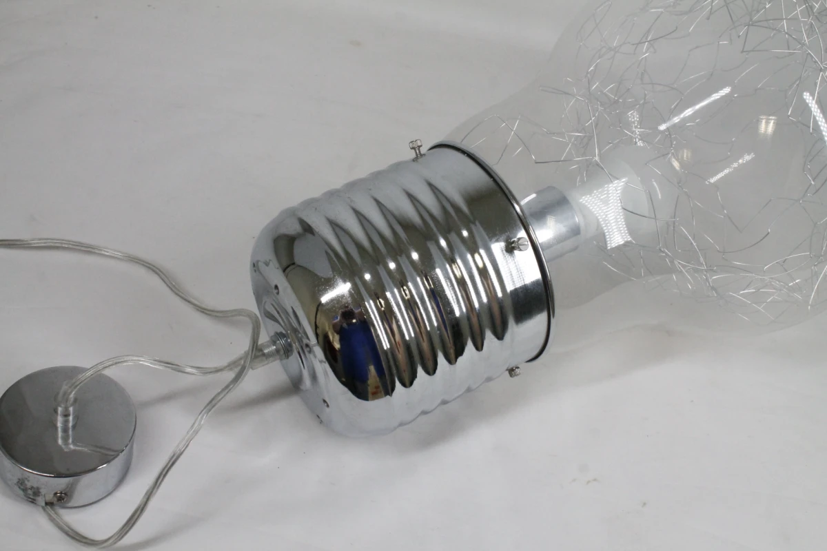 Extravagante hanglamp - reusachtige gloeilamp - foto 3
