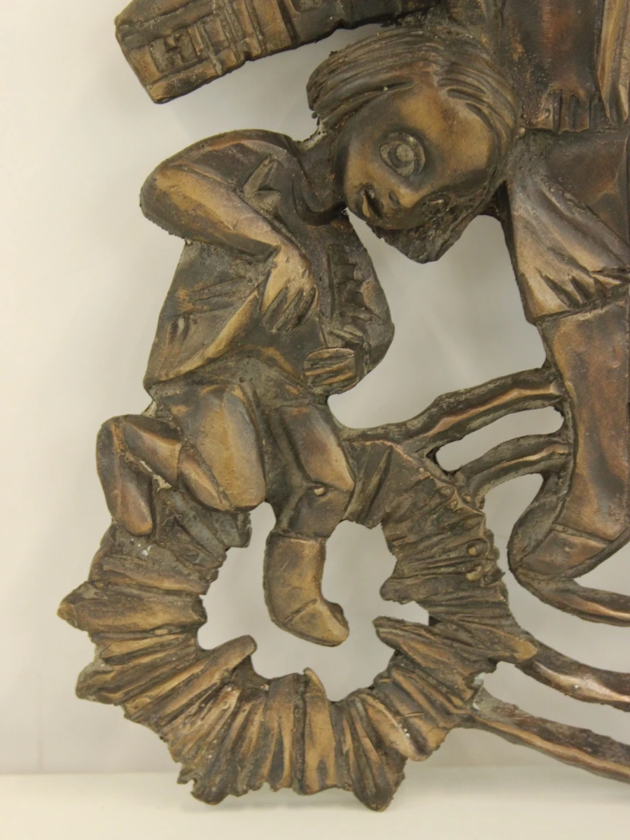 Bronzen reliëfplaque May Claerhout (1939–2016) - foto 3