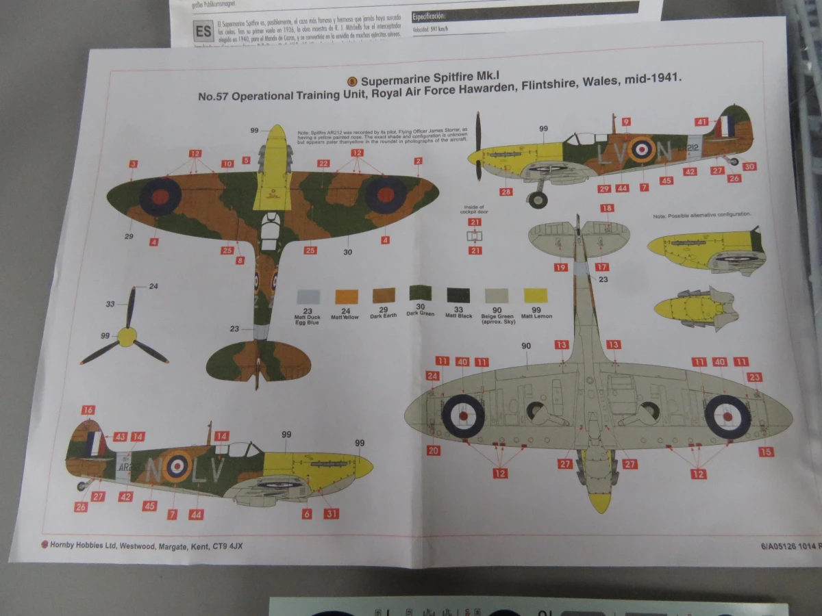 Airfix Supermarine spitfire Mk.I - foto 2