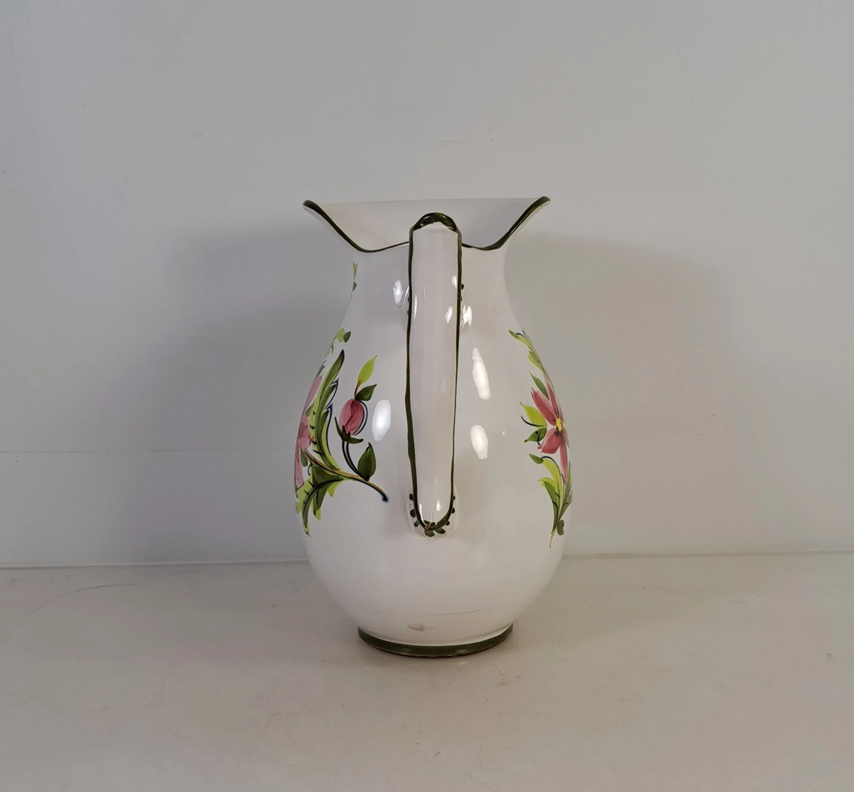 Set van 4 decoratieve vazen en kannen met bloemmotief - foto 3