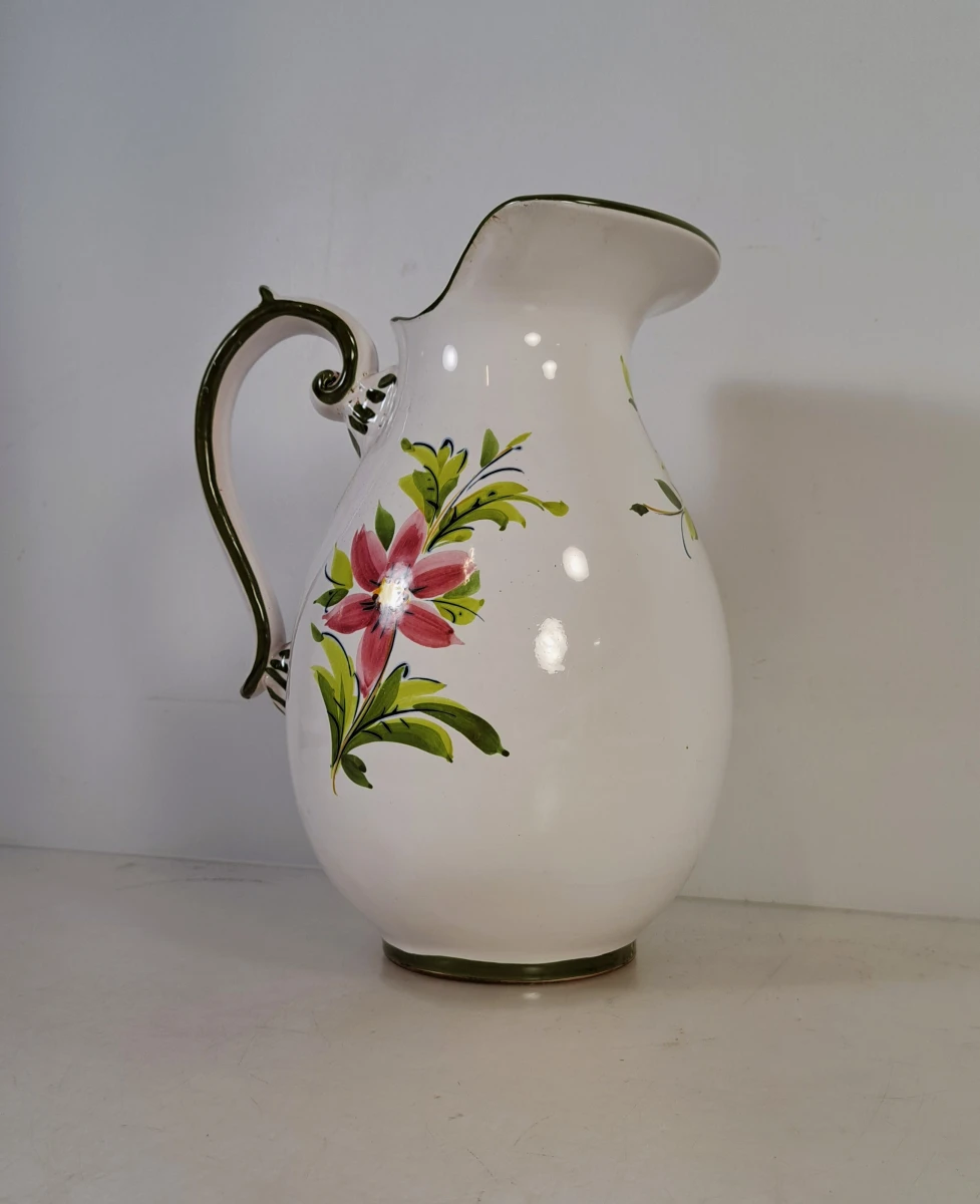 Set van 4 decoratieve vazen en kannen met bloemmotief - foto 2