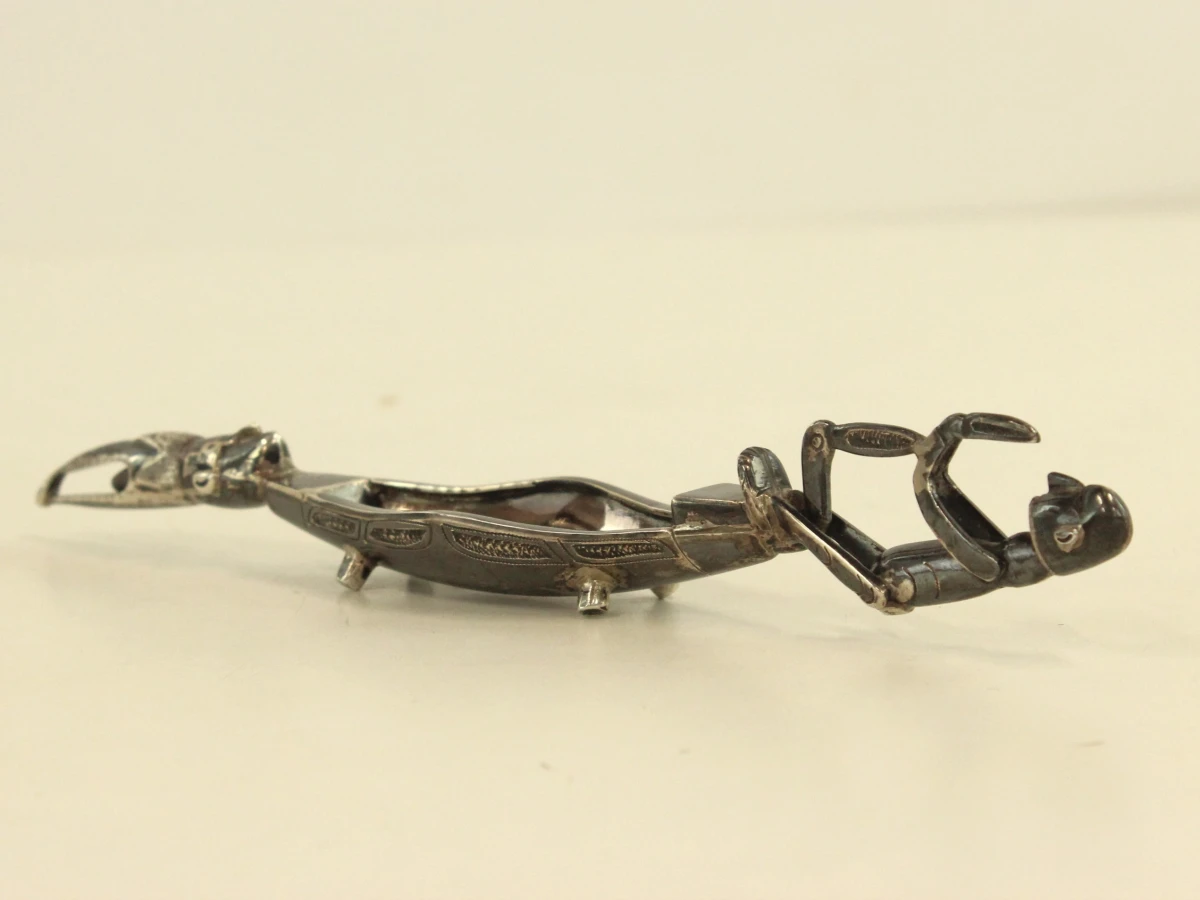 Etnisch sterling zilveren figuratief schaaltje - foto 3