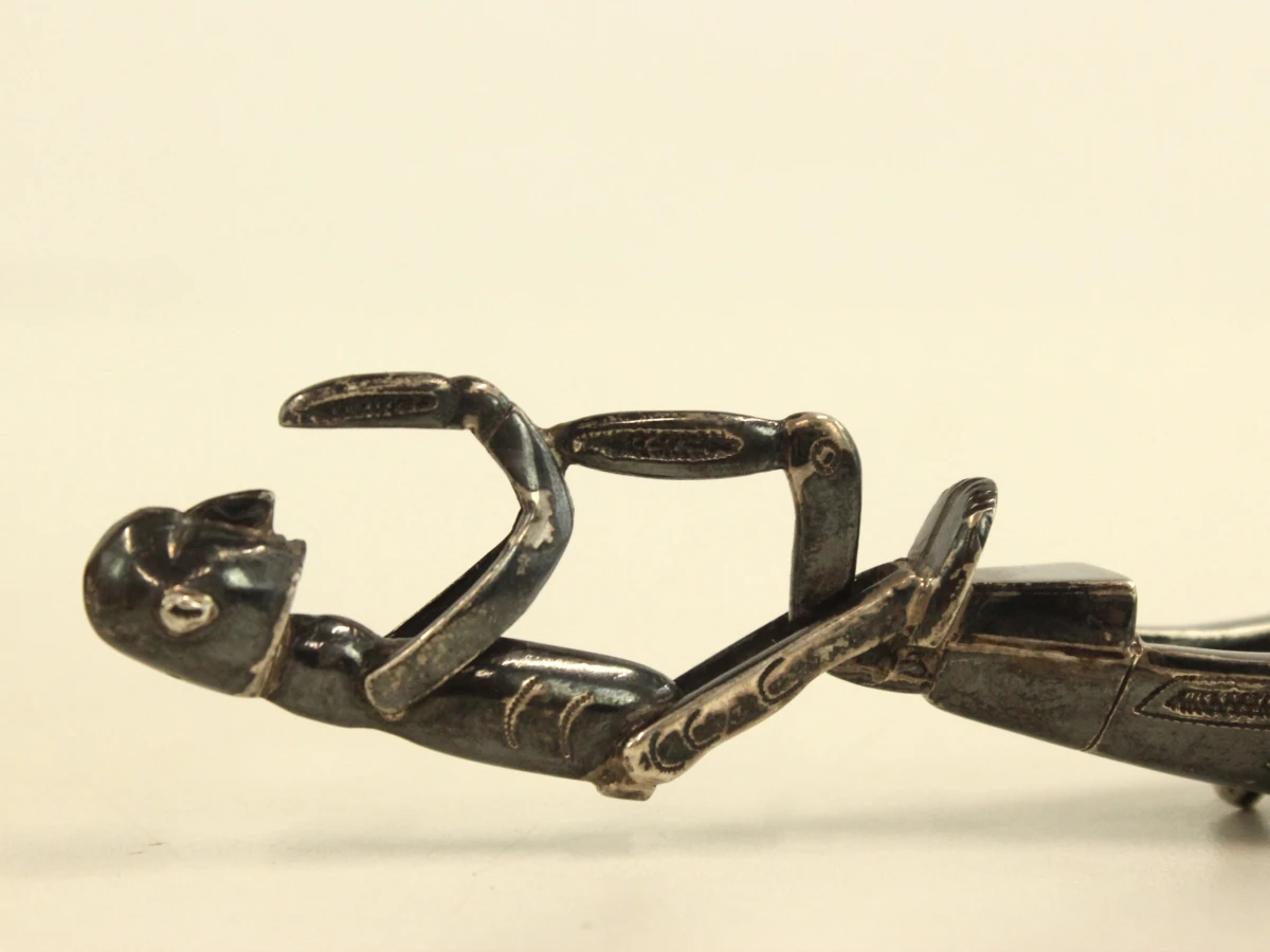 Etnisch sterling zilveren figuratief schaaltje - foto 6