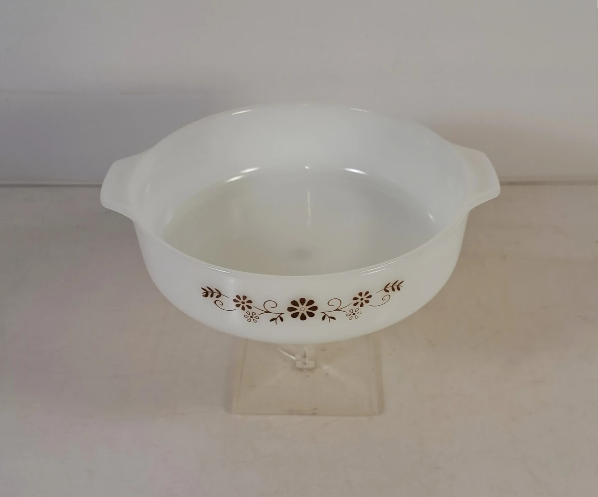Set vintage glazen ovenschaaltjes van Pyr-O-Rey - foto 6