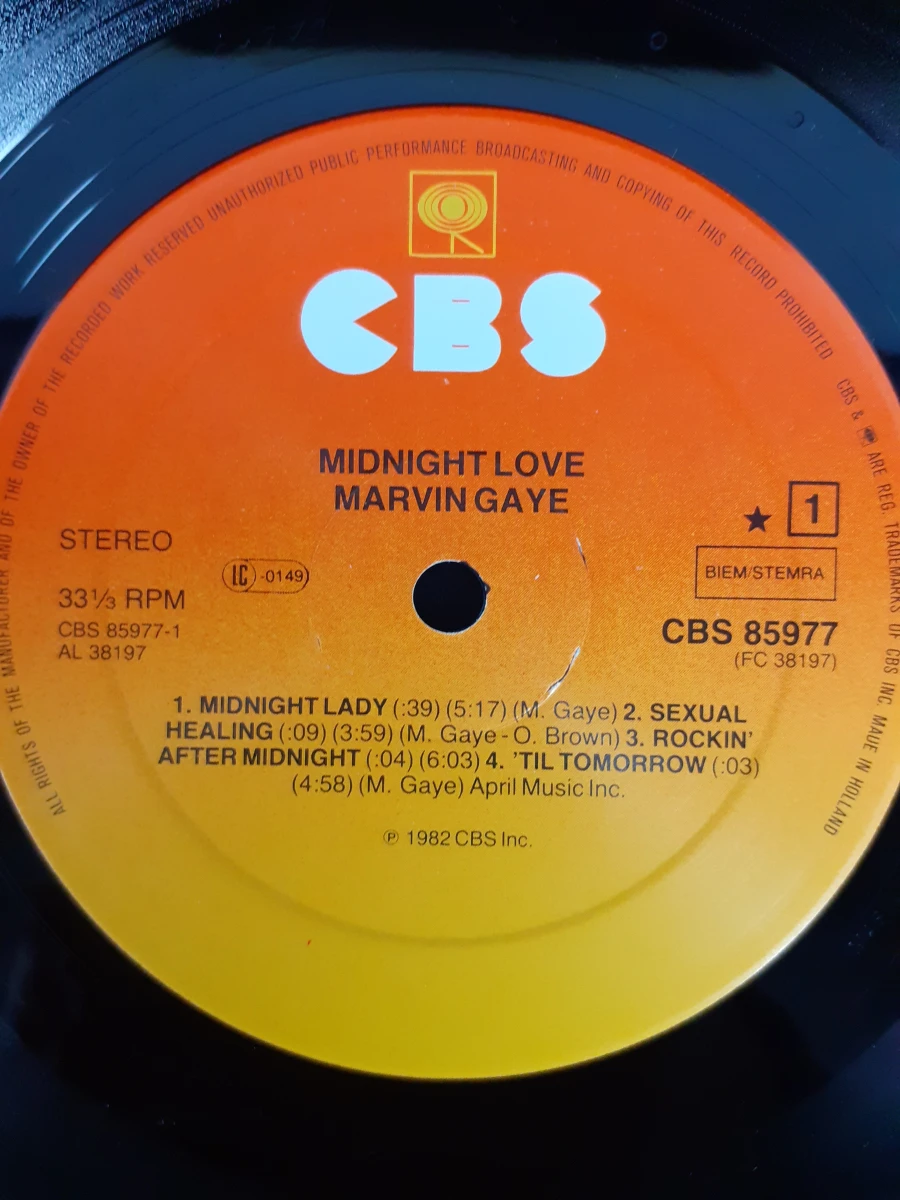 Vinyl: Marvin Gaye - Midnight Love - foto 5