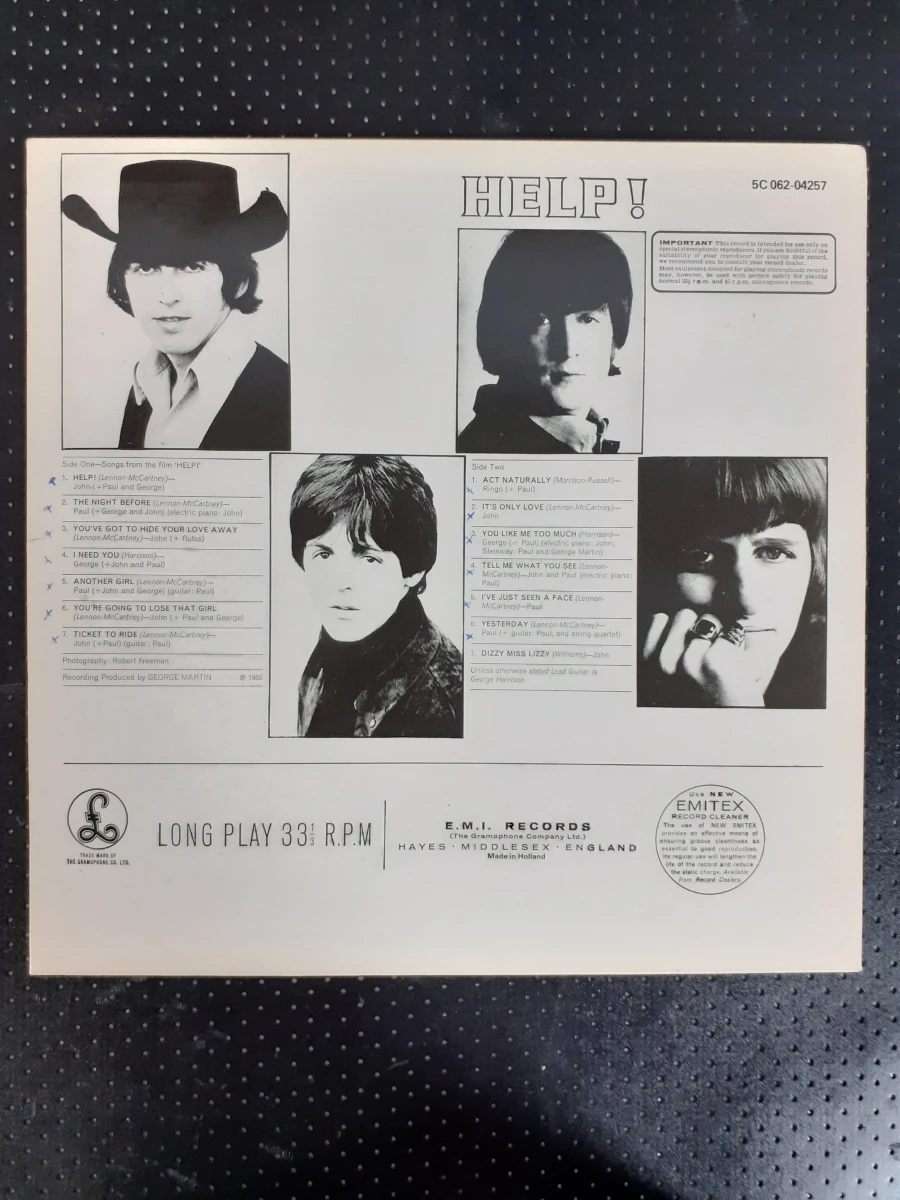 Vinyl: The Beatles - Help! - foto 2