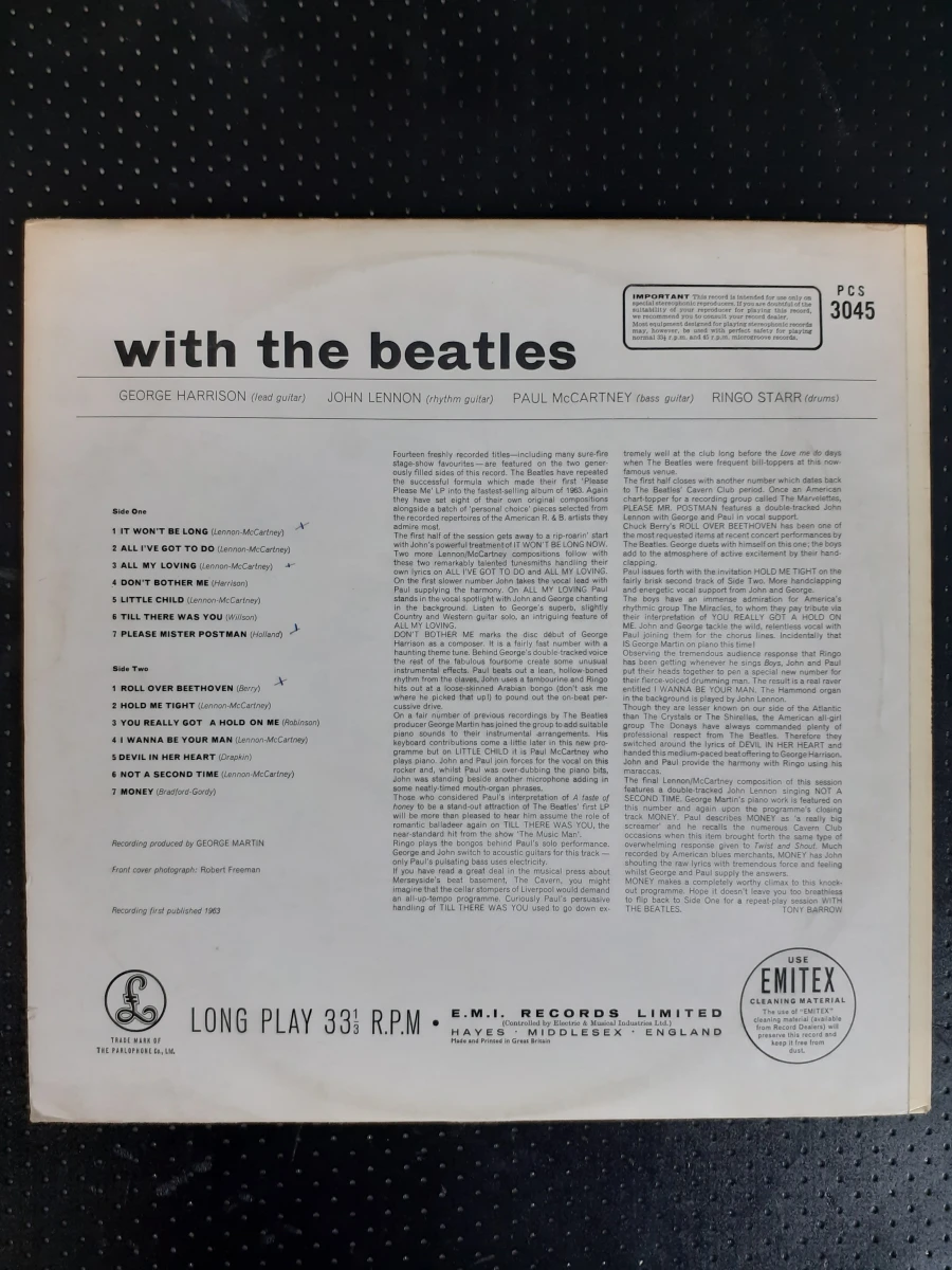 Vinyl: The Beatles - With The Beatles - foto 2