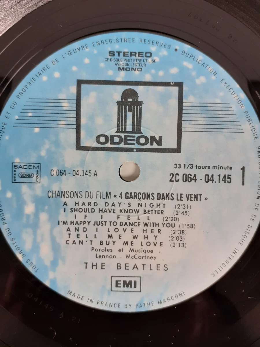 Vinyl: The Beatles - 4 Garçons Dans Le Vent - foto 3