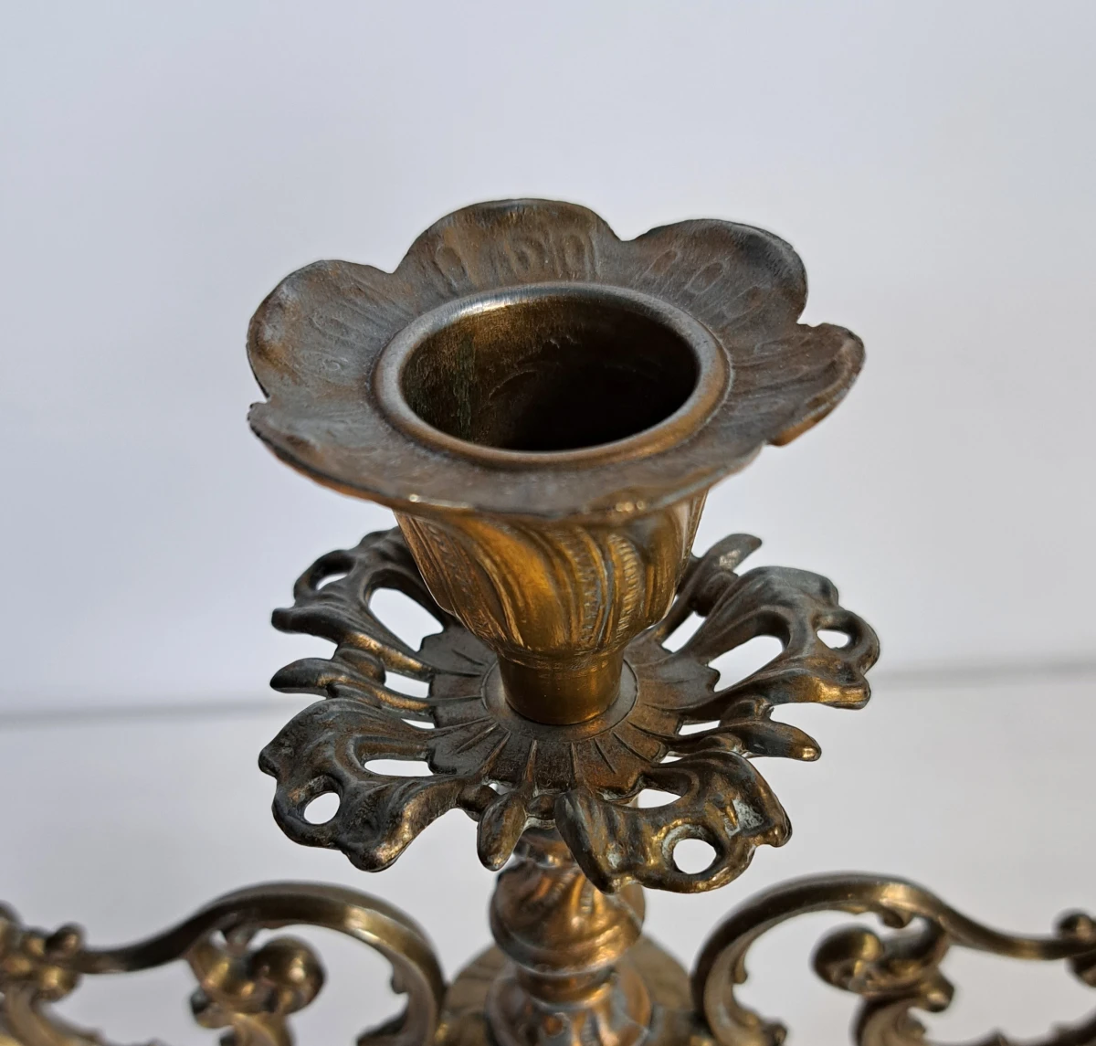 Set van 3 antieke koperen decoratieve voorwerpen - foto 9