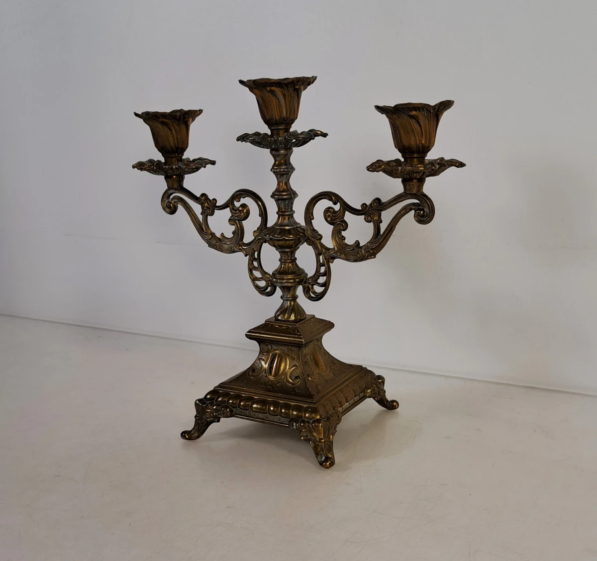 Set van 3 antieke koperen decoratieve voorwerpen - foto 7