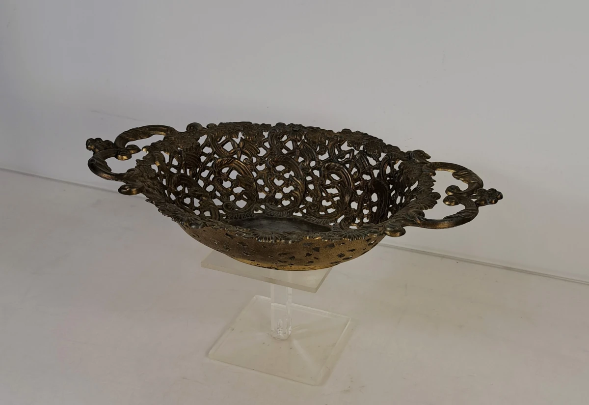 Set van 3 antieke koperen decoratieve voorwerpen - foto 4