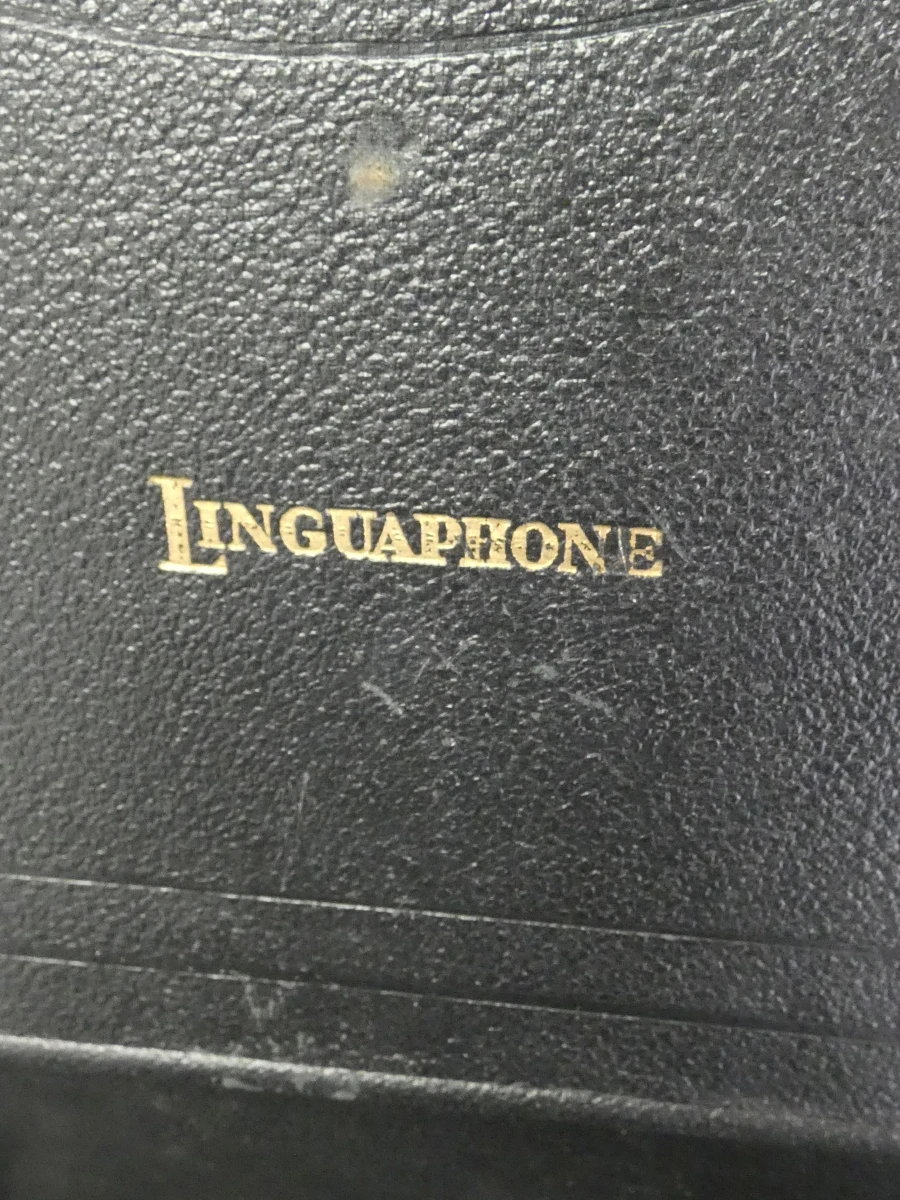 Vintage Linguaphone koffergrammofoon met Garrard-mechanisme - foto 2